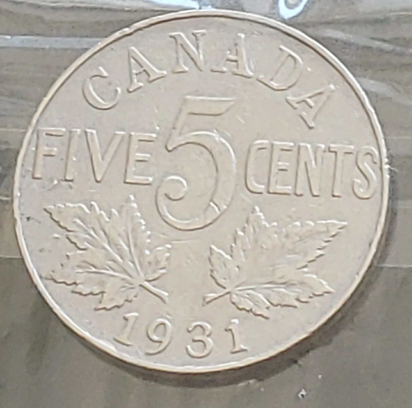 Collection of Canadian 5 Cent Coins (1930-1935)&1961 - photo 2