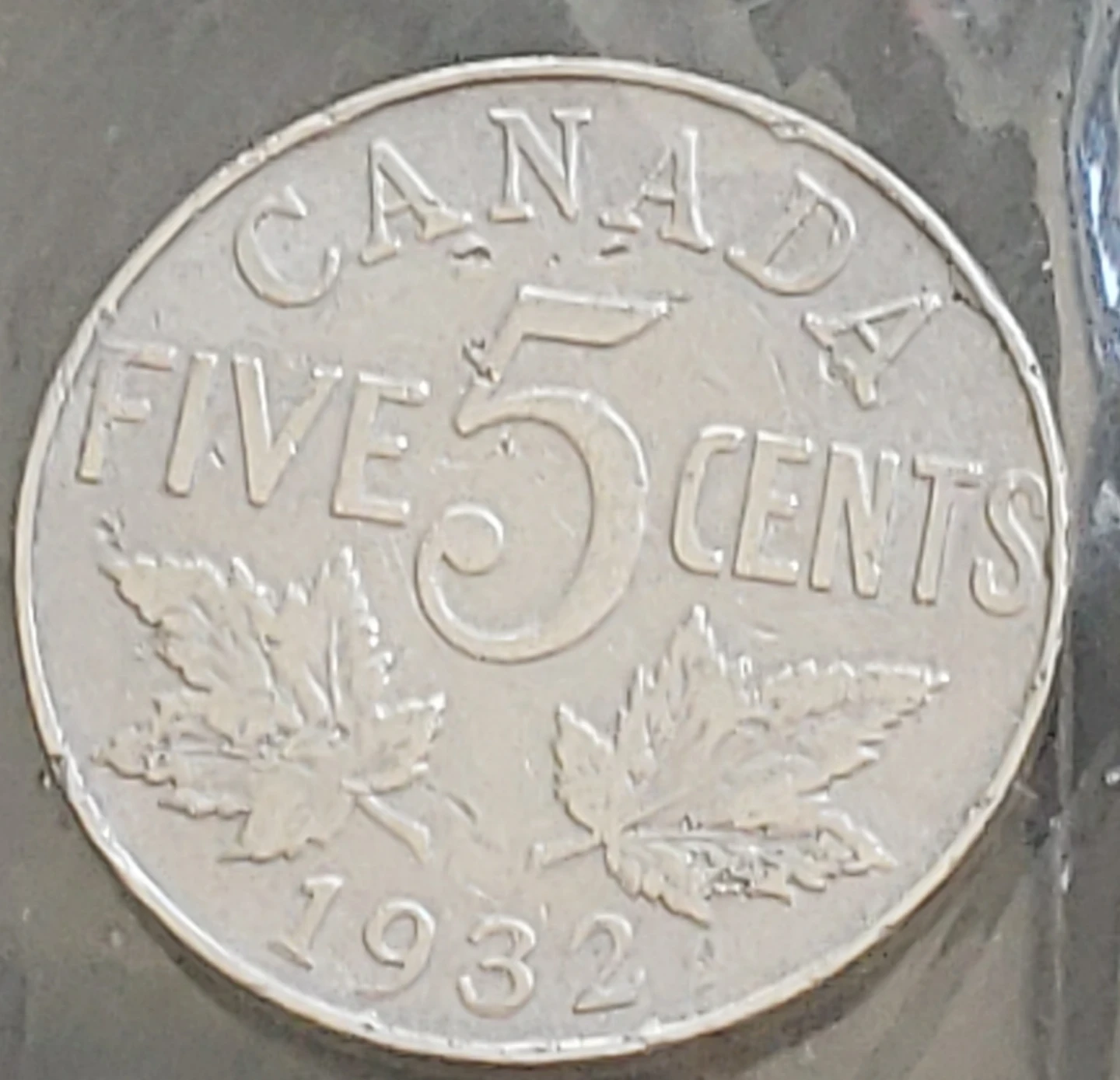 Collection of Canadian 5 Cent Coins (1930-1935)&1961 - photo 3