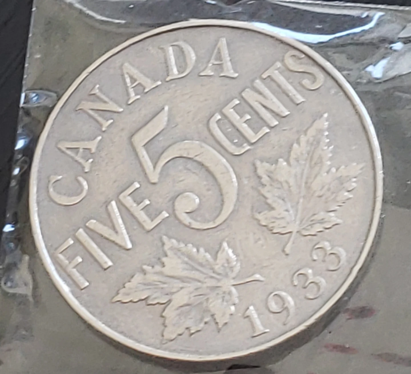 Collection of Canadian 5 Cent Coins (1930-1935)&1961 - photo 4