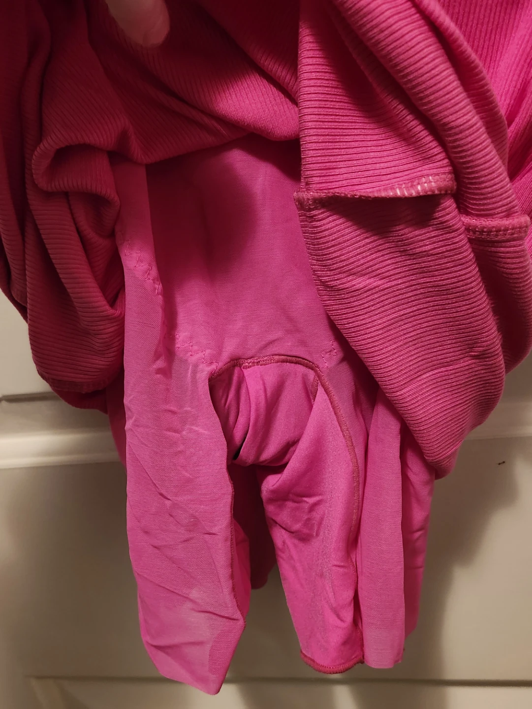 Poplush Ribbed Bodycon Dress - XL - Hot Pink - photo 2