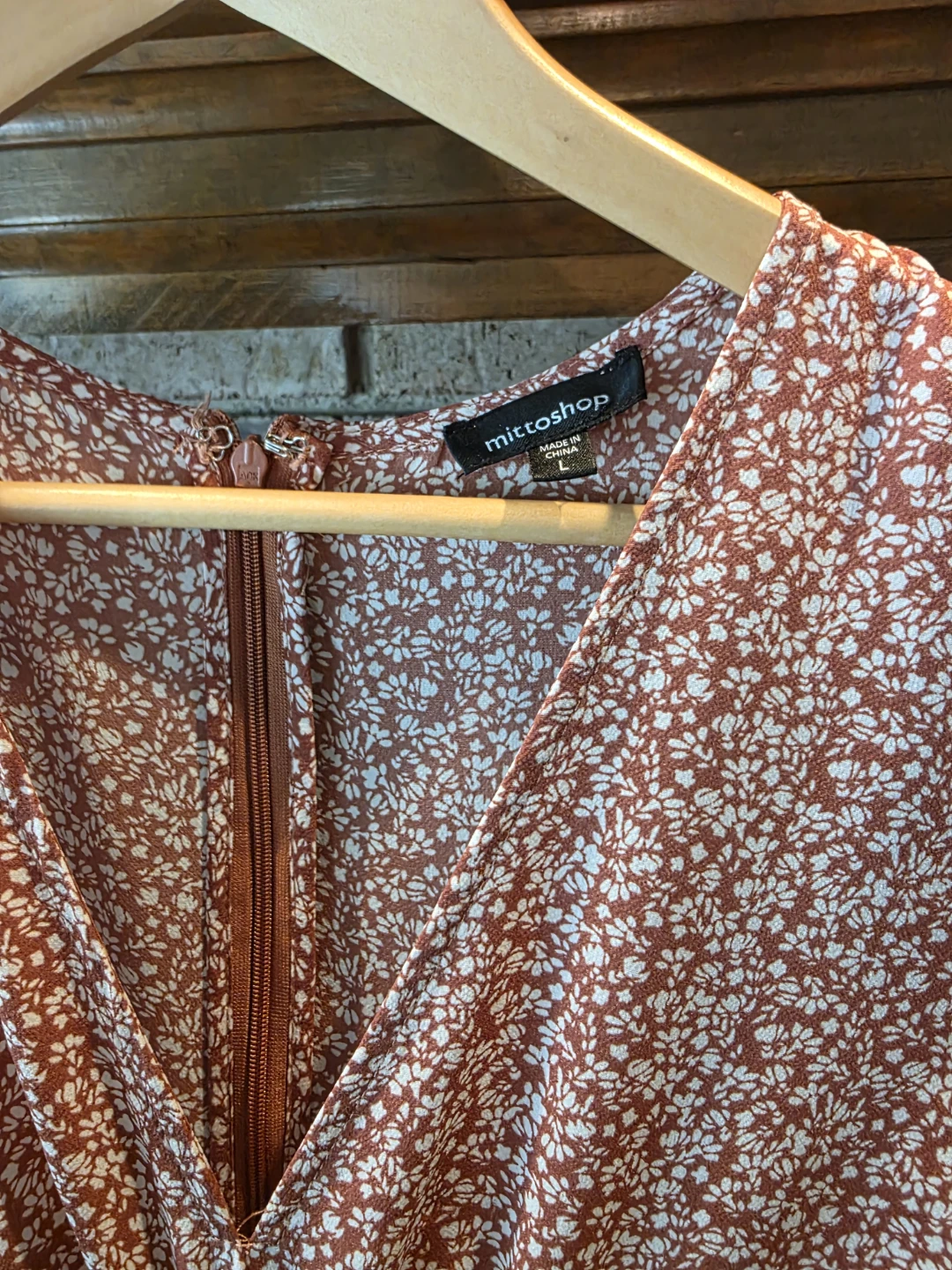 Mittoshop Floral Print Cutout Maxi Dress Size L - photo 4