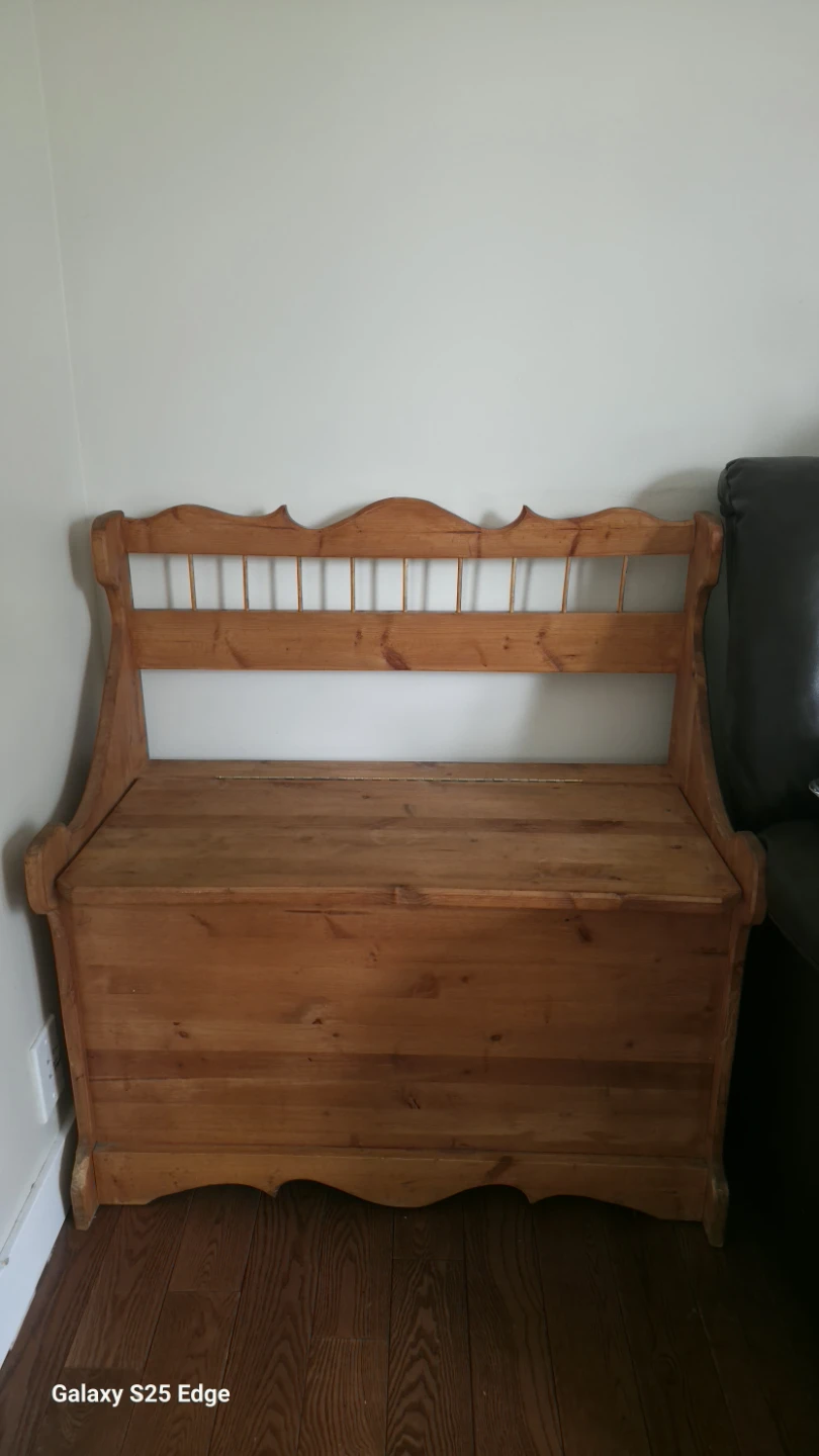 Wooden Storage Bench