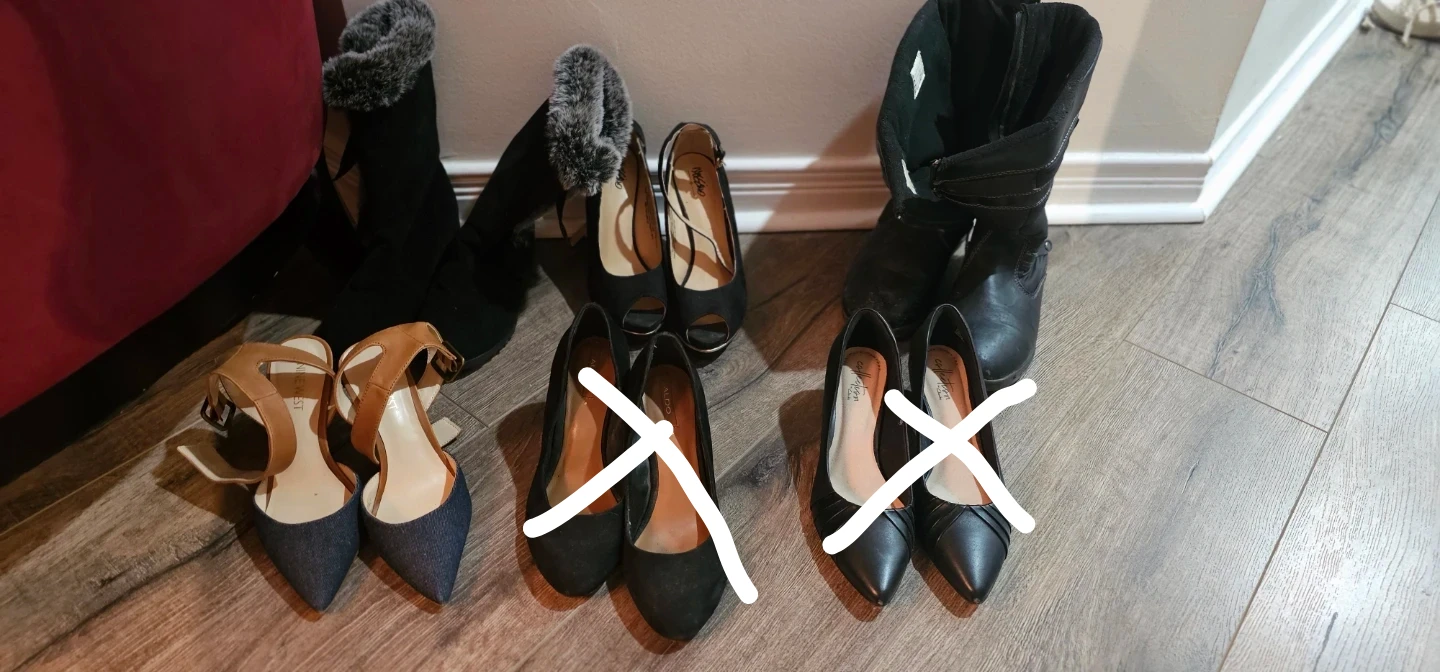 Woman's Heels and Winter Boots