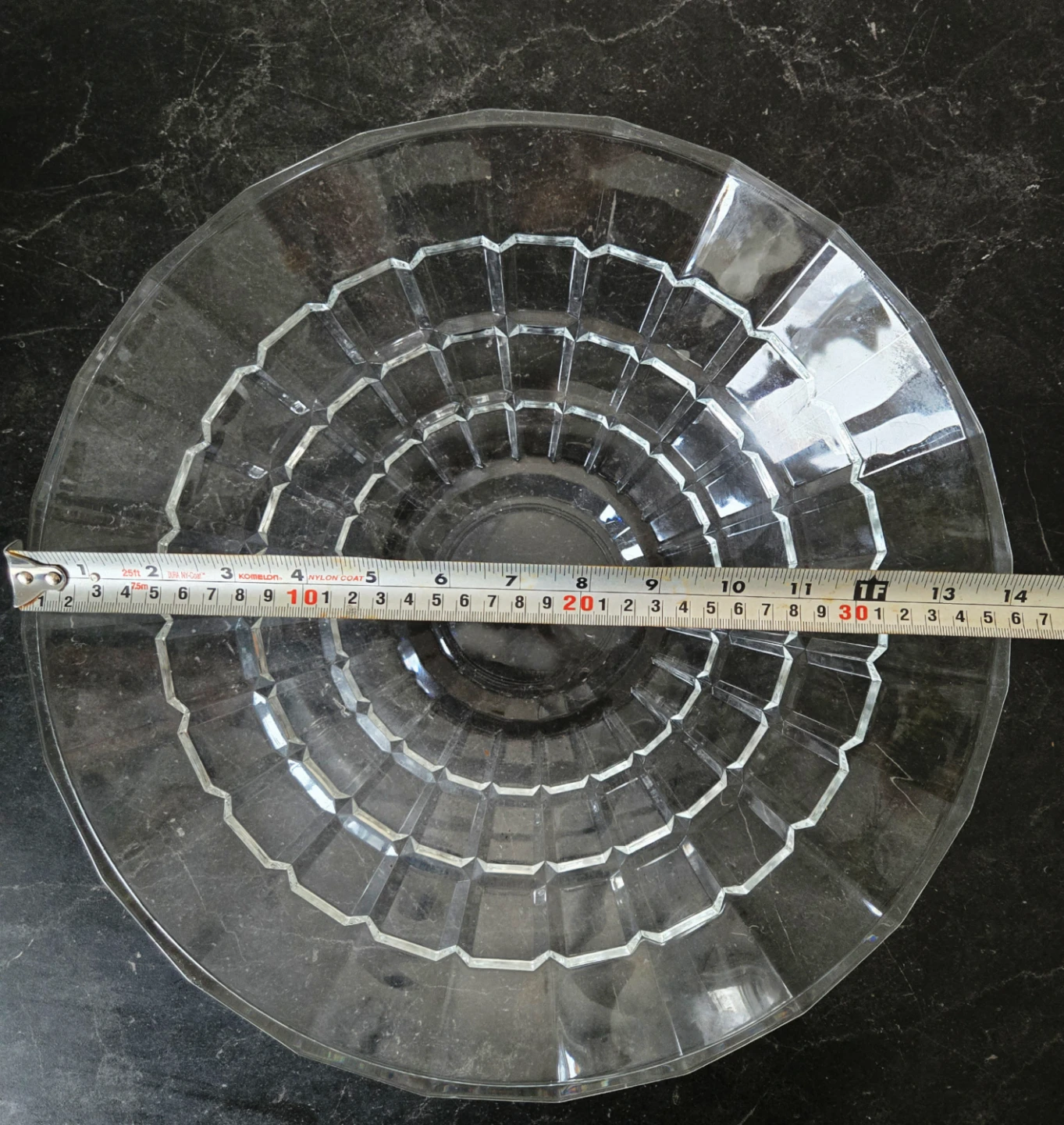 Clear Glass Serving Bowl - photo 2