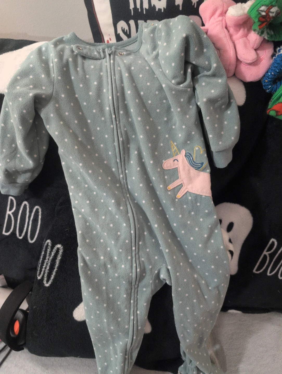 Carter's Unicorn Fleece Sleepsuit - Toddler 2T - photo 2