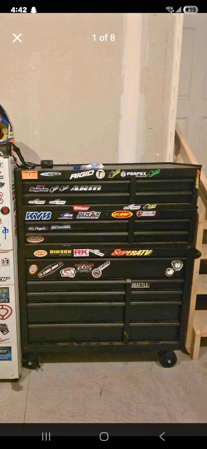 Black 17-drawer Rolling Tool Chest - photo 2
