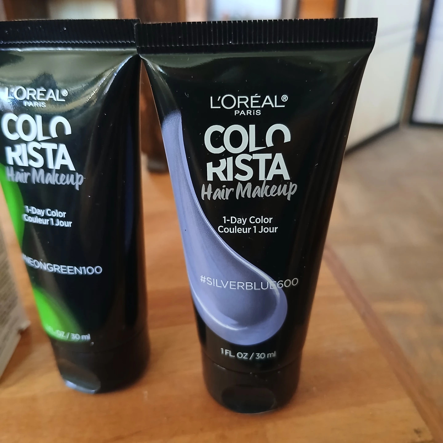L'Oréal Paris Colo Rista Hair Makeup (Neon Green & Silver Blue) - photo 2