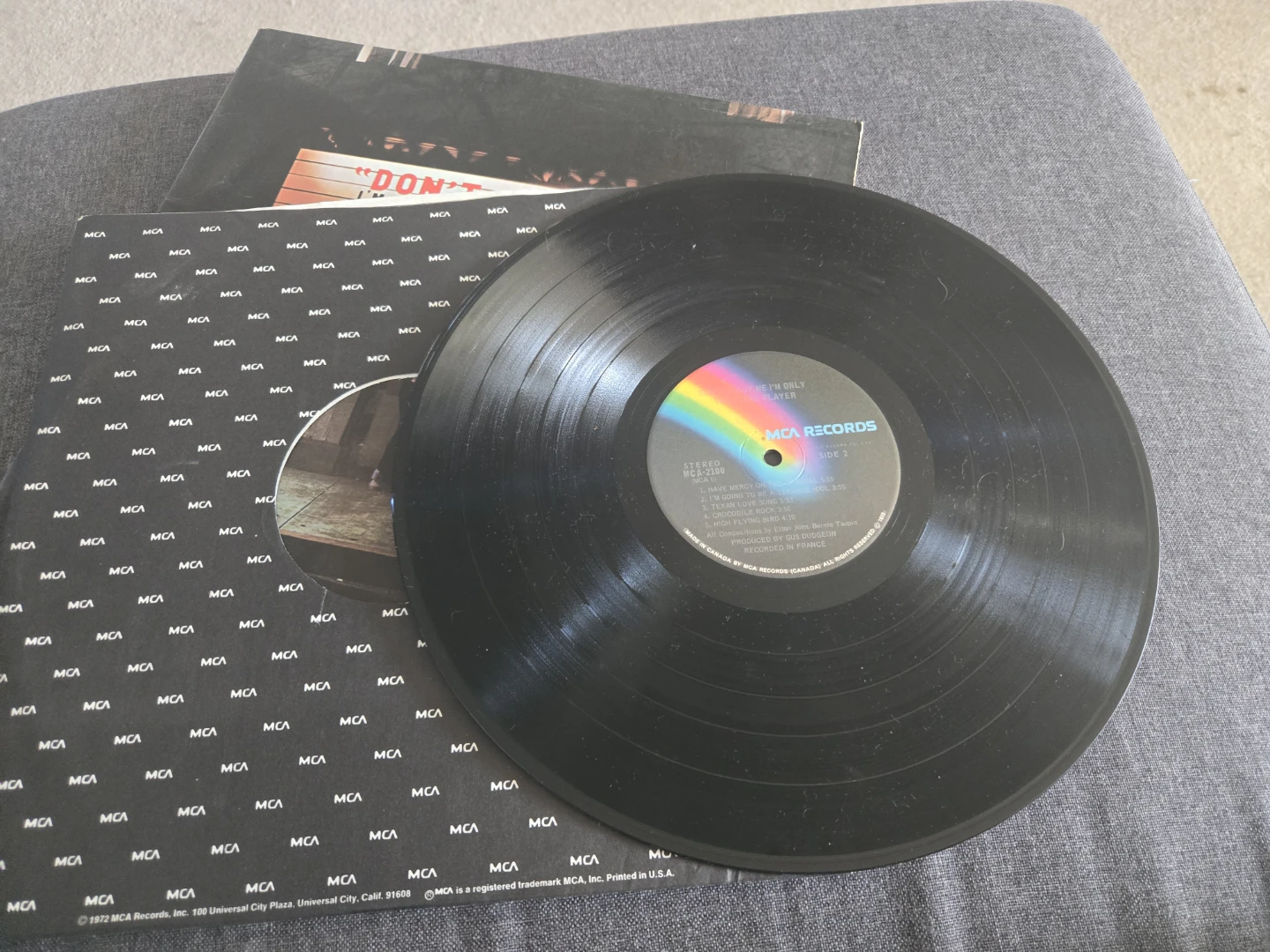 Elton John I'm Only The Piano Player Vinyl Record - photo 5