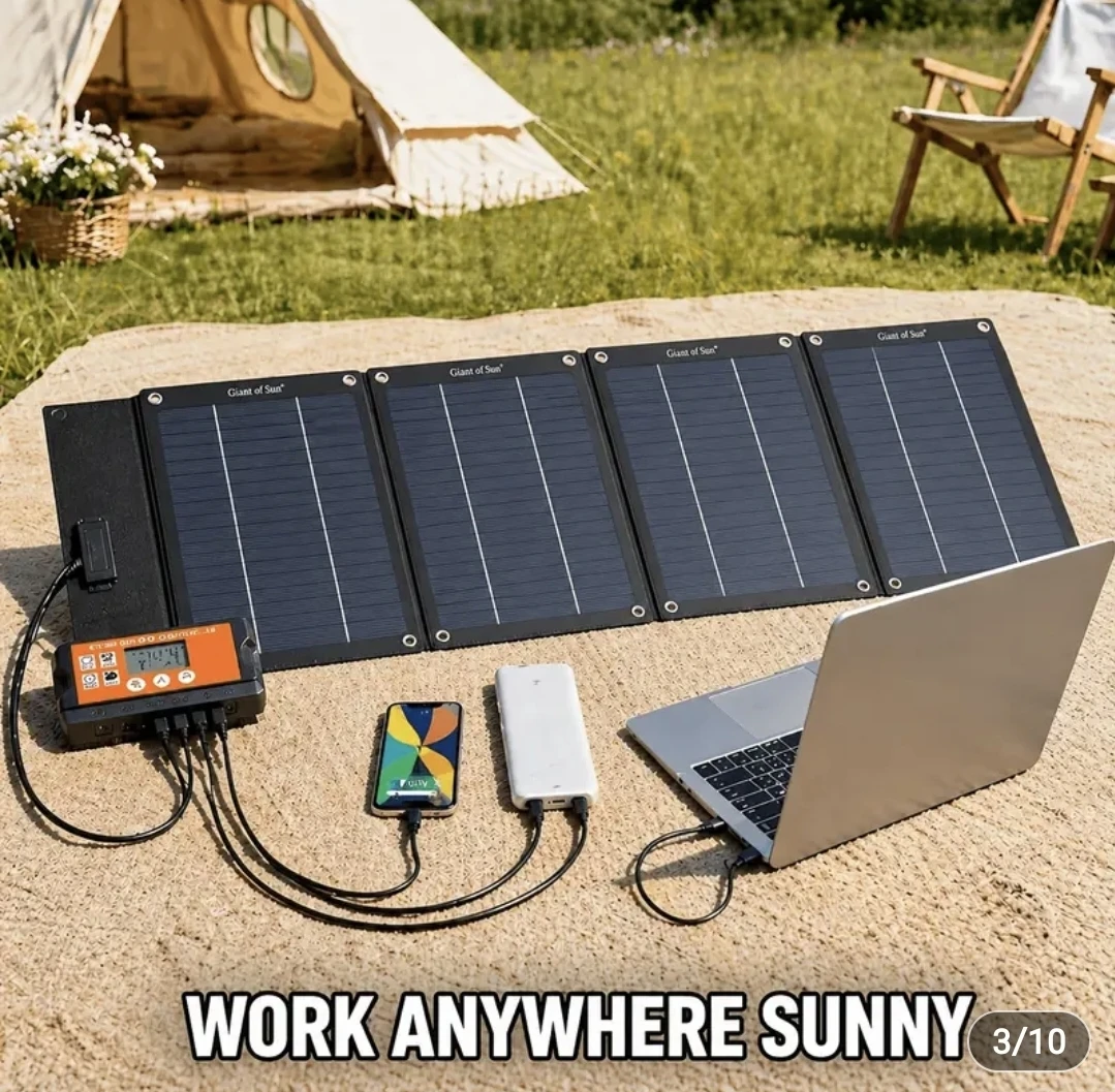 Giant of Sun 100W Foldable Solar Panel Kit - photo 5