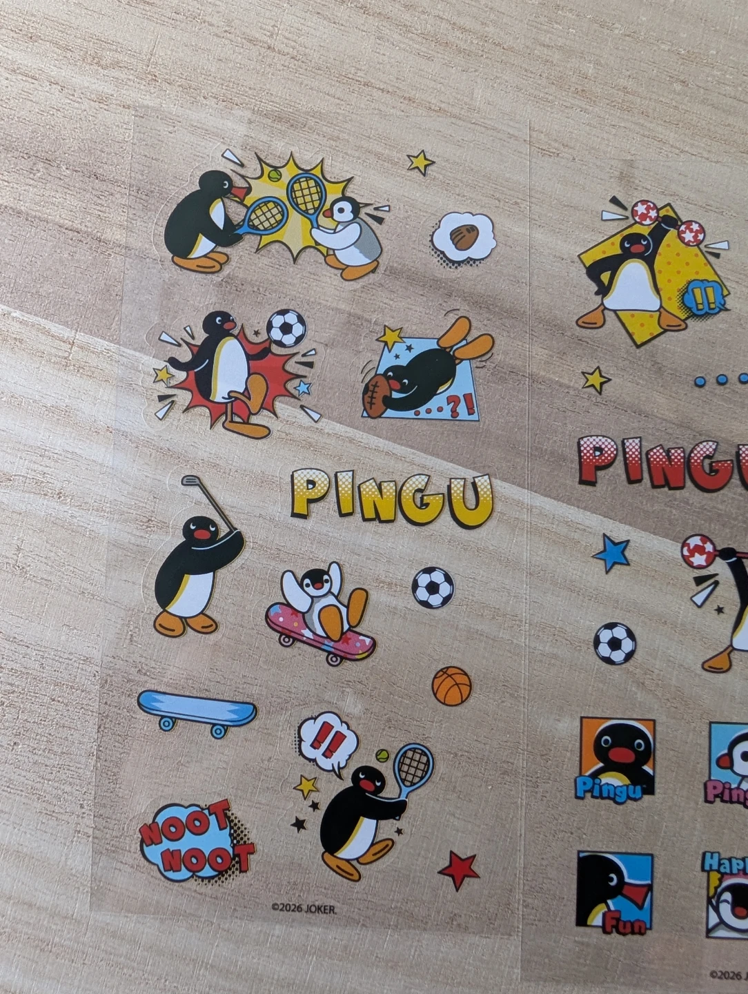 New Pingu sticker set, 4 sheets - photo 3