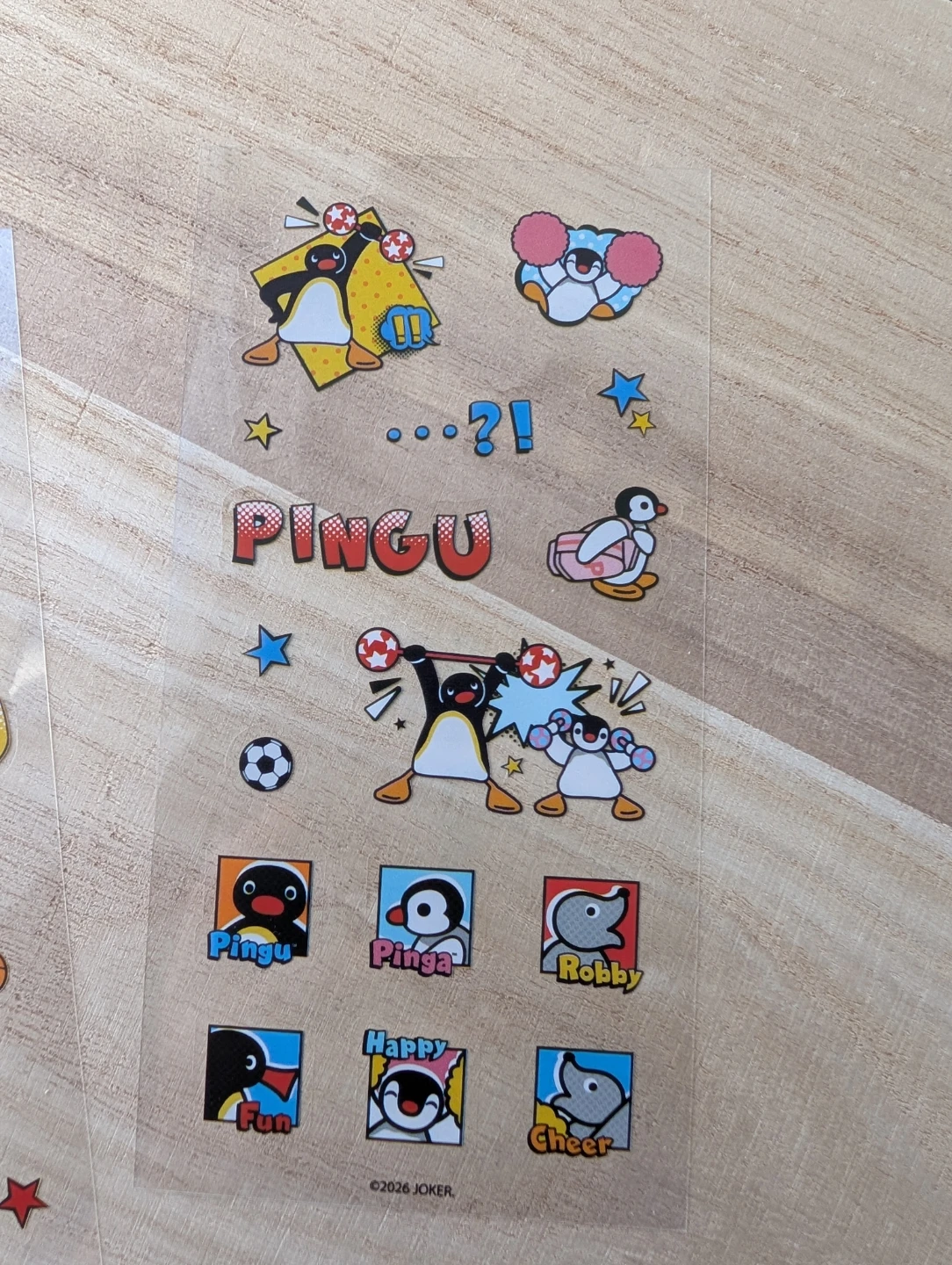 New Pingu sticker set, 4 sheets - photo 4