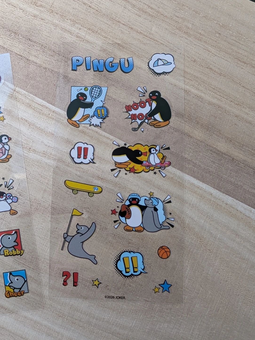 New Pingu sticker set, 4 sheets - photo 5