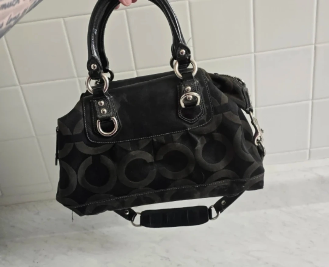 Coach Signature C Monogram Satchel Handbag - photo 2