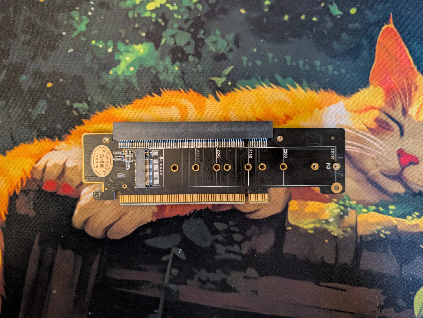 PCIe to M.2 NVMe SSD Adapter Card - photo 2