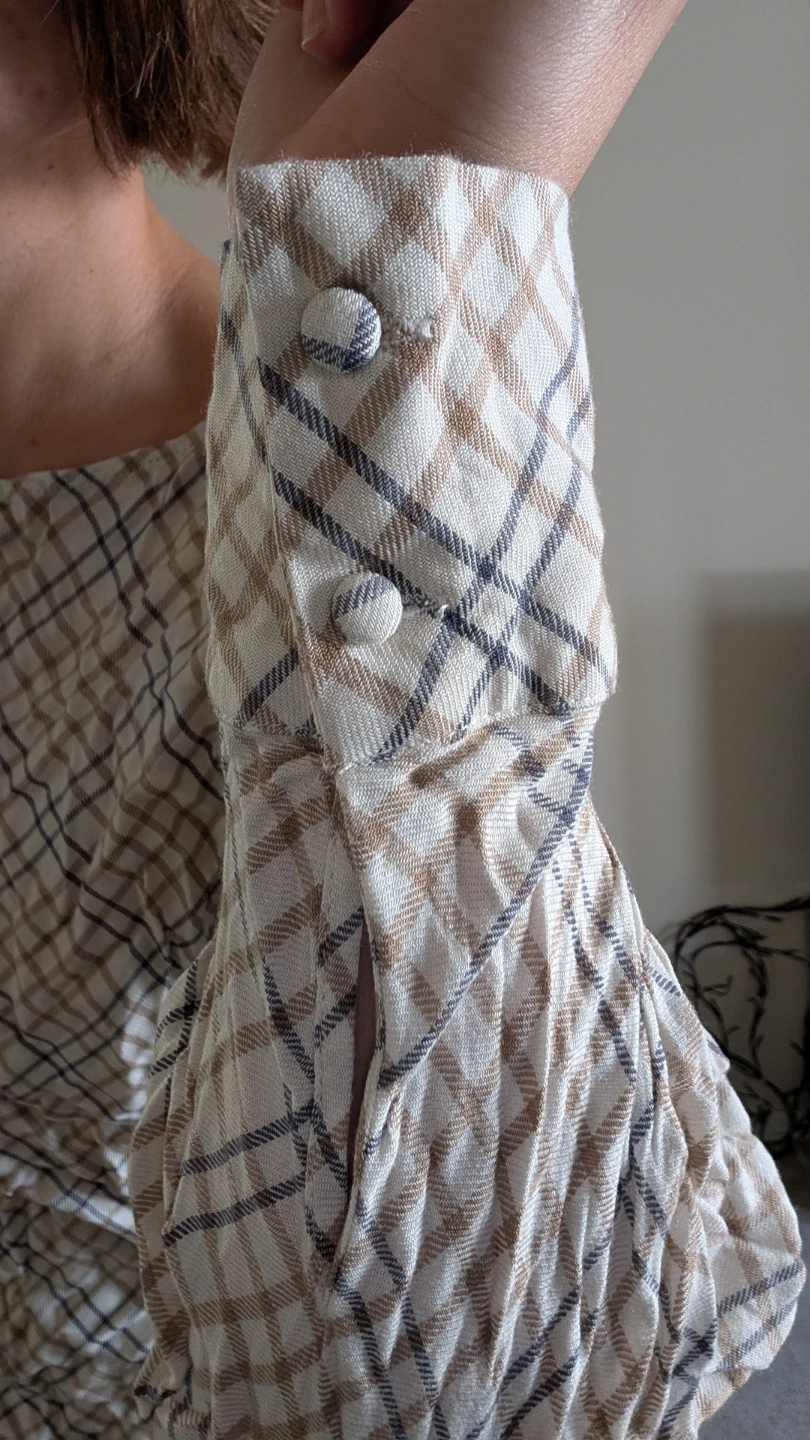 Women's Long Sleeve Plaid blouse - photo 2