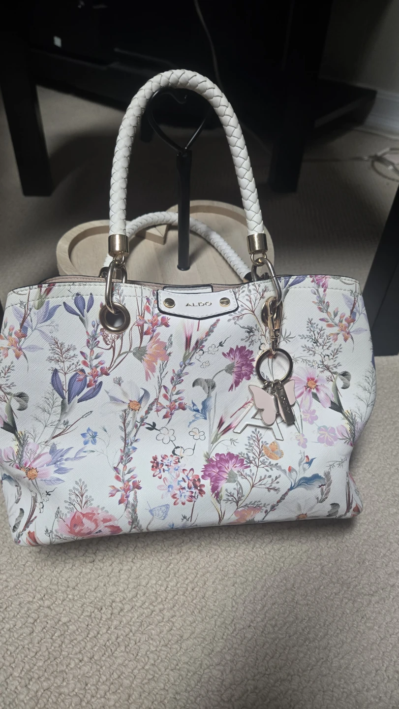 ALDO Floral Satchel Handbag