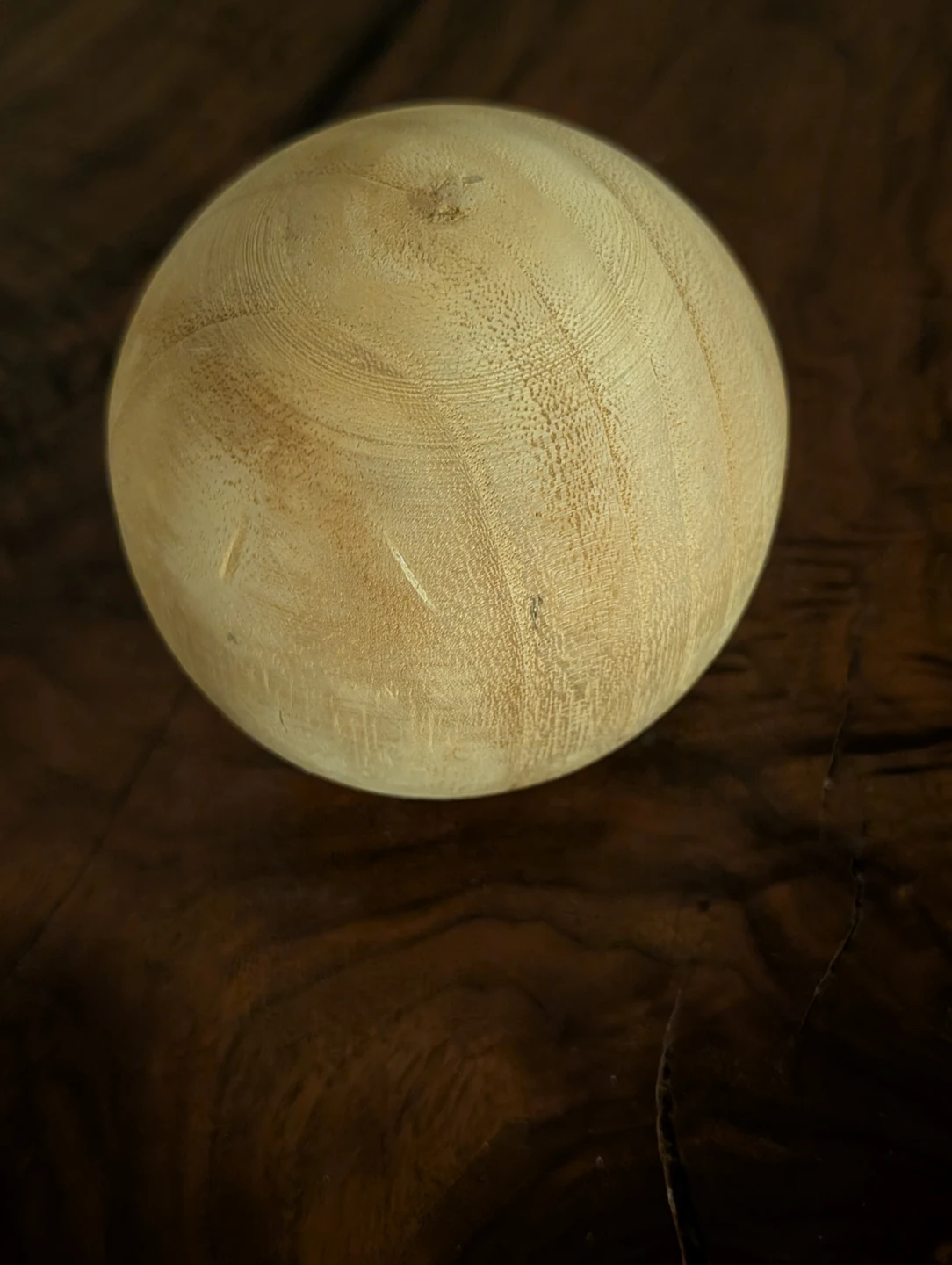 Wooden Sphere Decorative Accent - photo 3