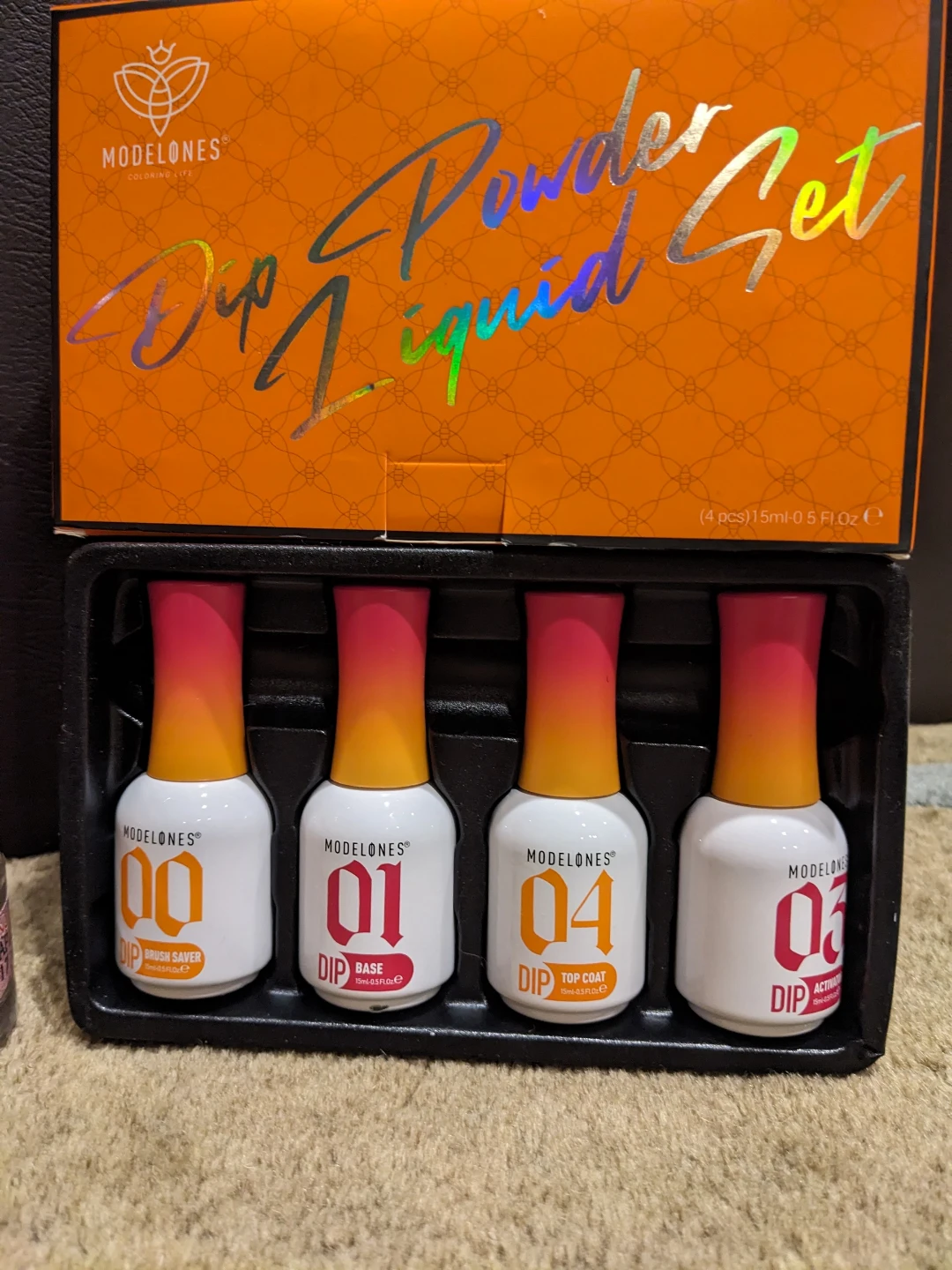 Nail Art Dip Liquid Set with 6 Dip Powders - photo 3