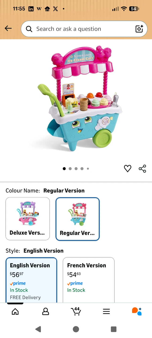LeapFrog Scoop & Learn Ice Cream Cart - photo 4