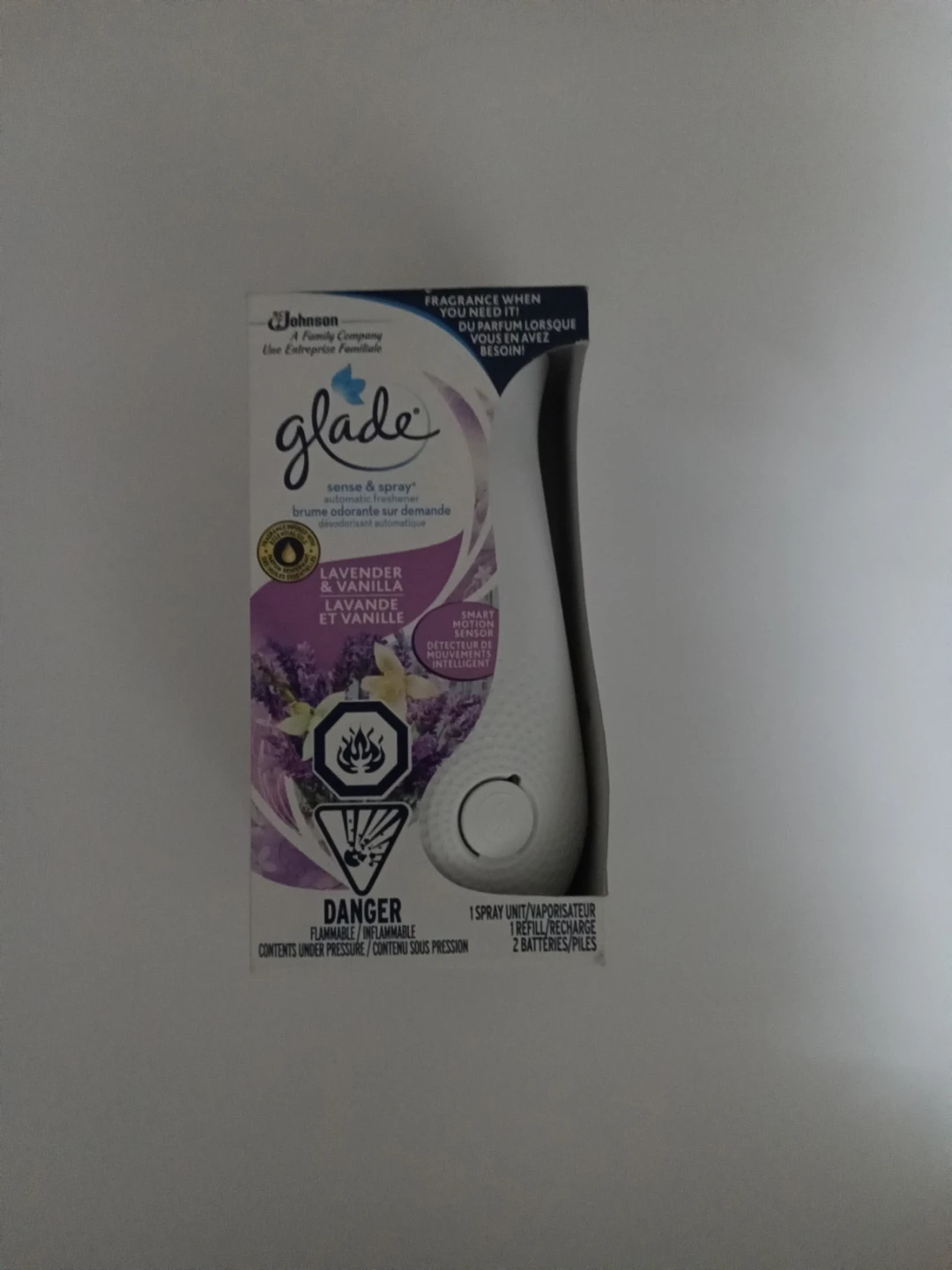 Glade Sense & Spray Lavender & Vanilla Automatic Air Freshener