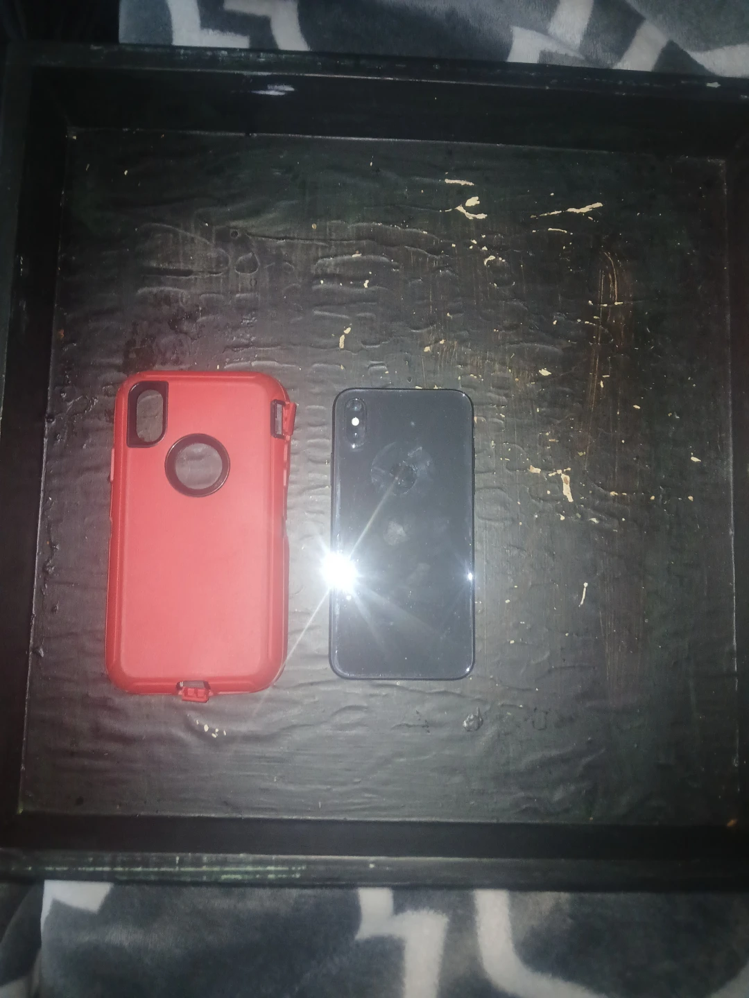 Unlocked iPhone XR with Red Protective Case - photo 3