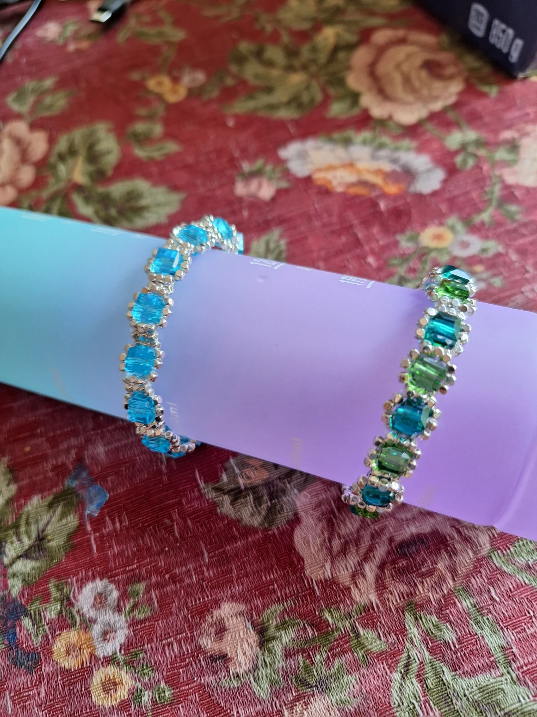 Customer.made bracelet beaded - photo 2