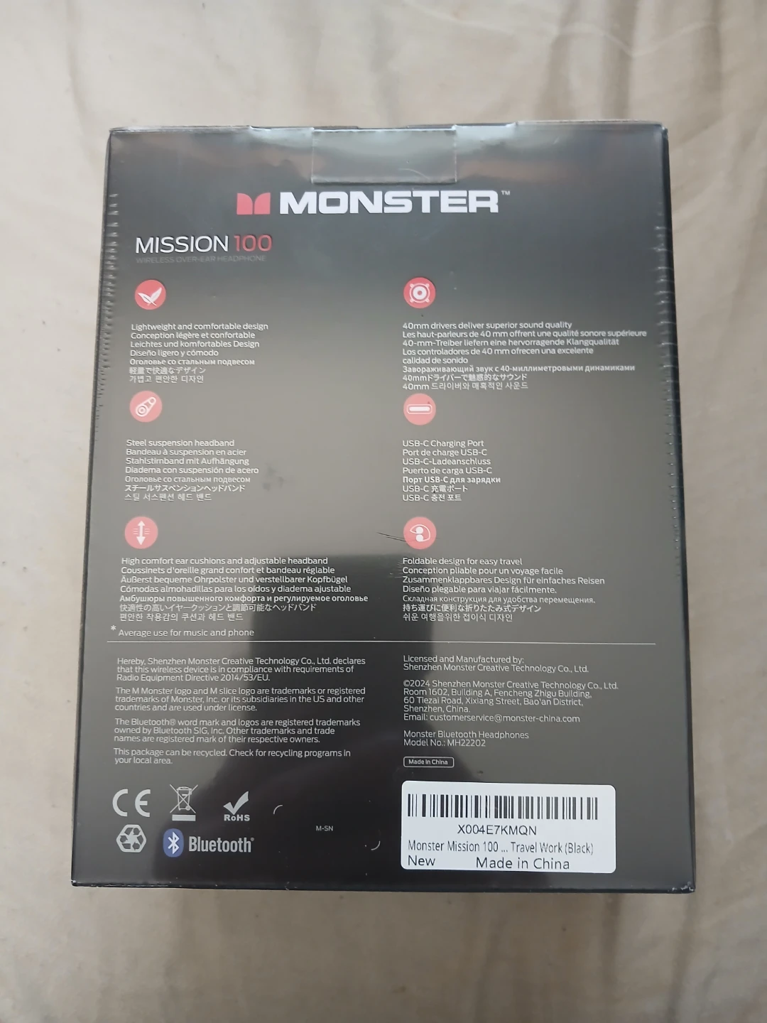 Monster Mission 100 Wireless Over-Ear Headphones - photo 3