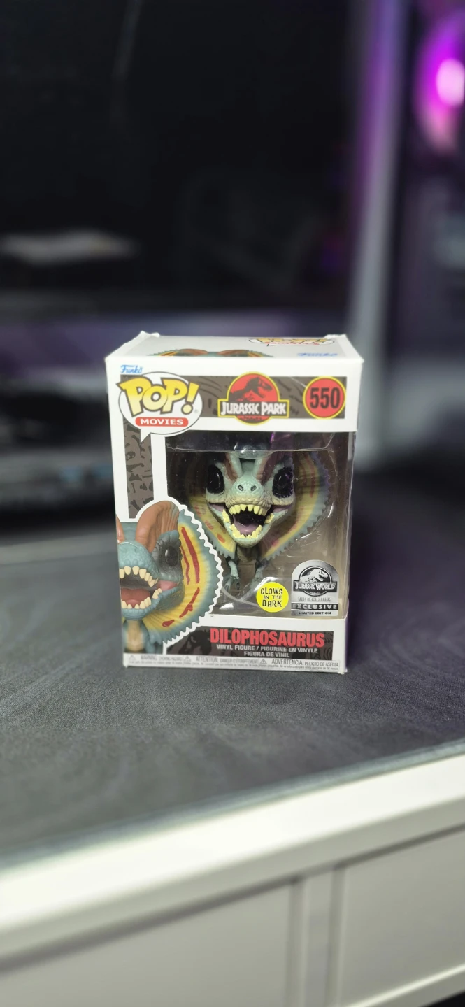 Funko Pop! Exhibition exclusive Jurassic Park Dilophosaurus#550