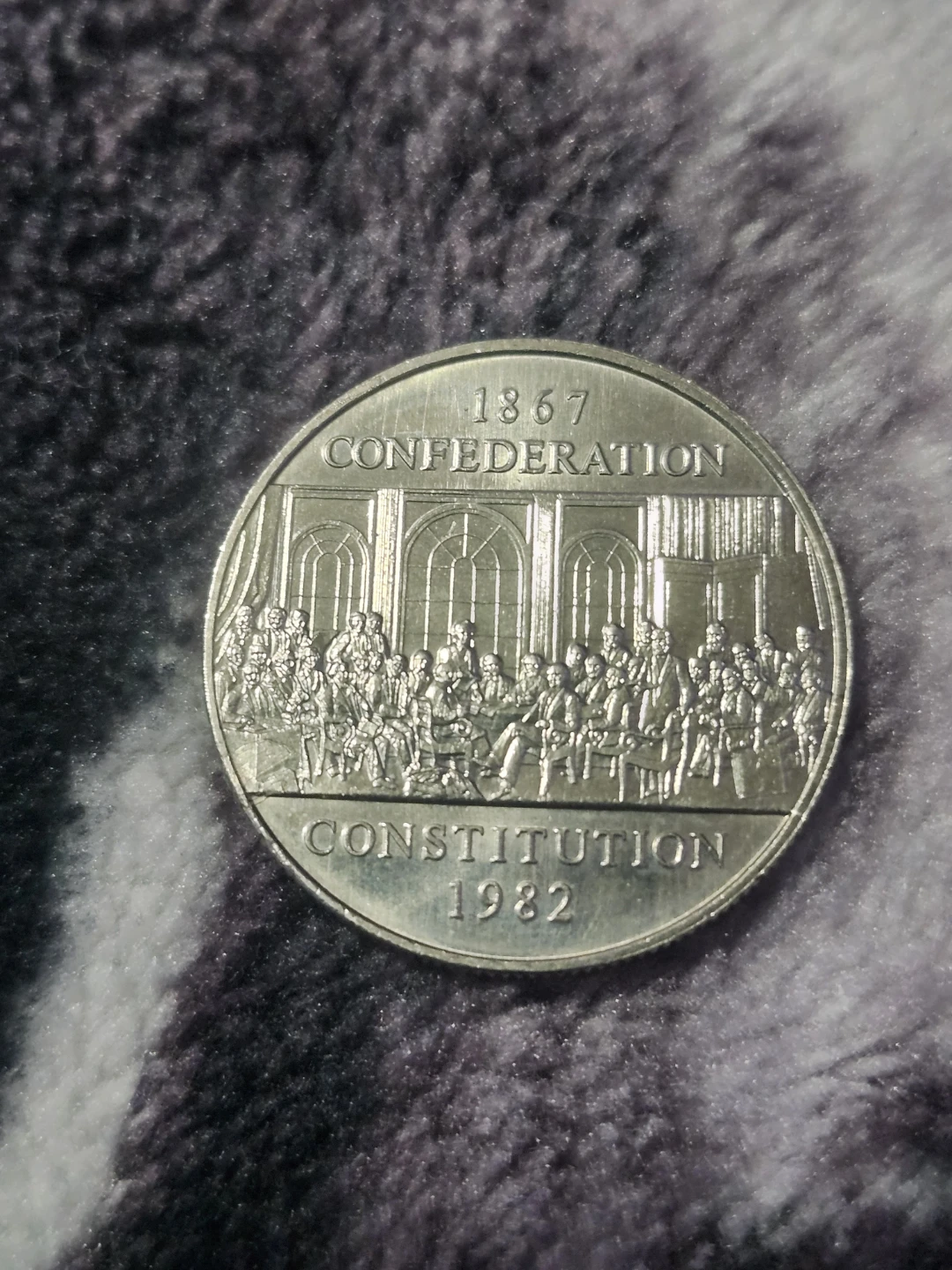 1982 Canada Dollar Coin - Confederation