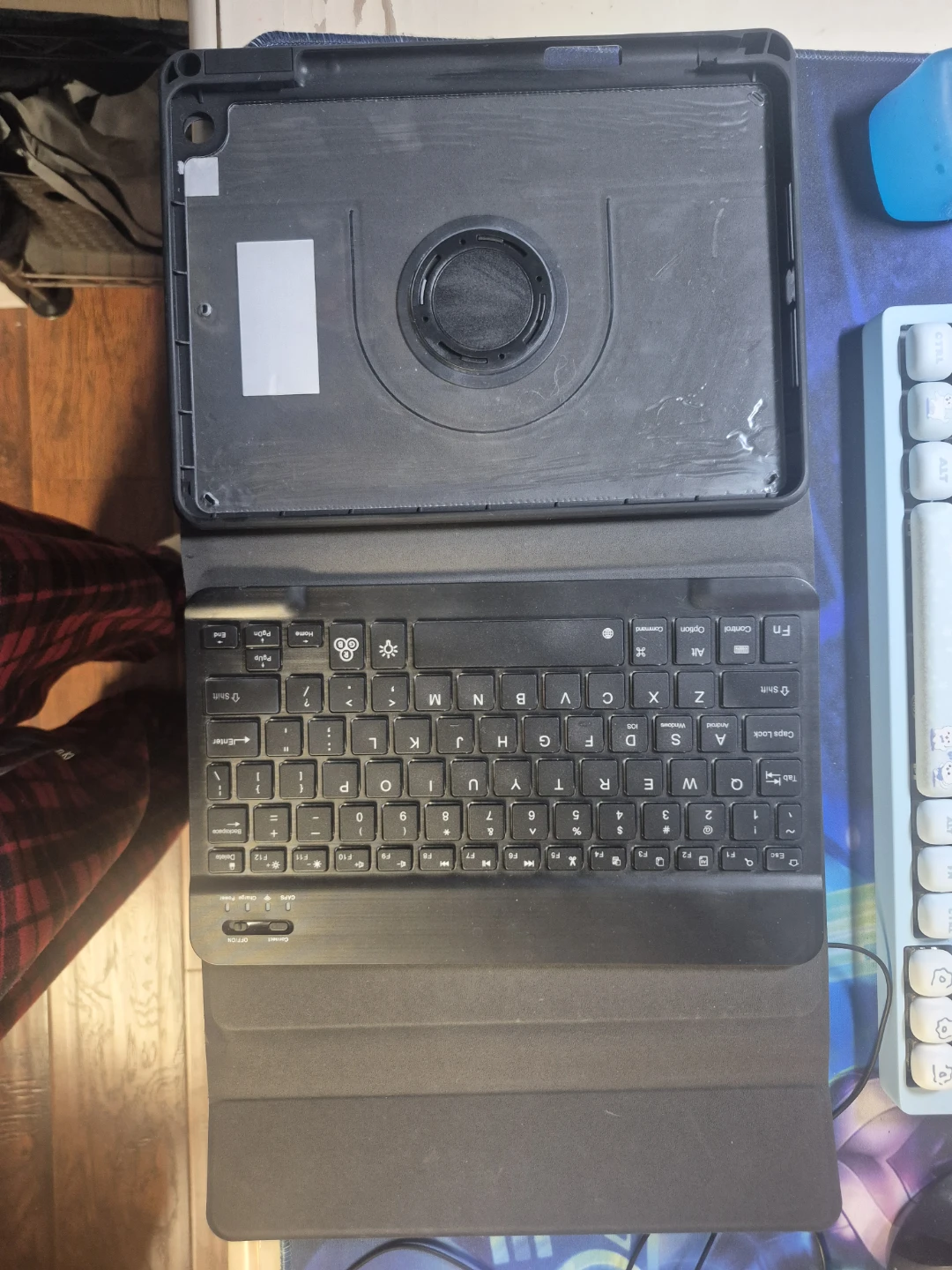 Black Rotating Keyboard Case for Tablet - photo 3