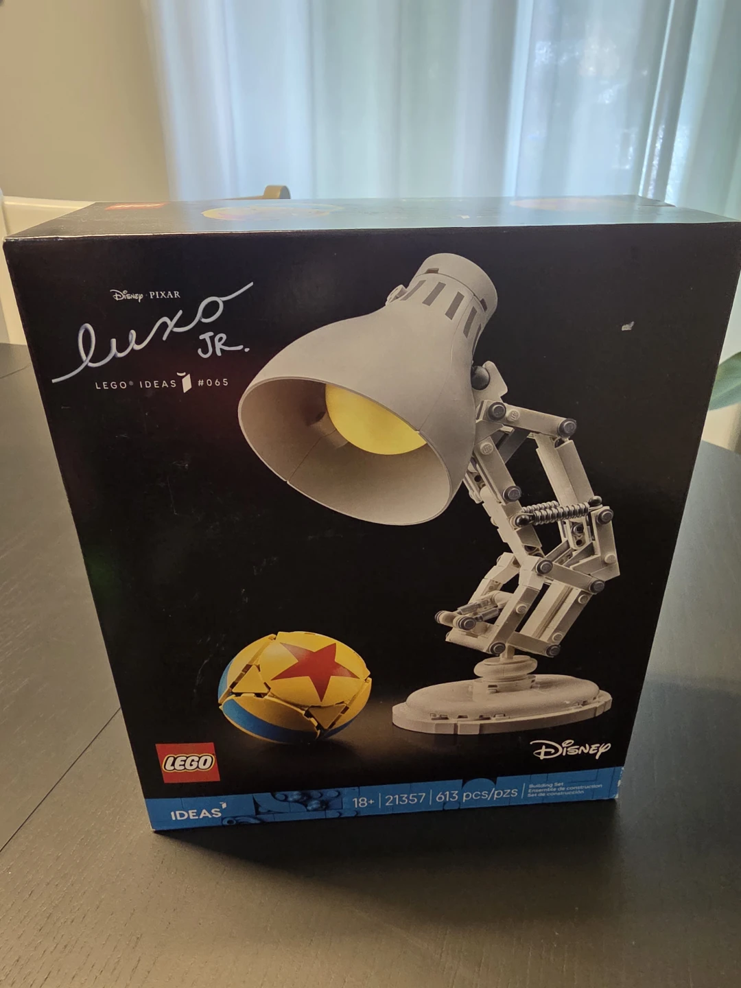 LEGO Ideas Disney Pixar Luxo Jr. Desk Lamp Set #21357