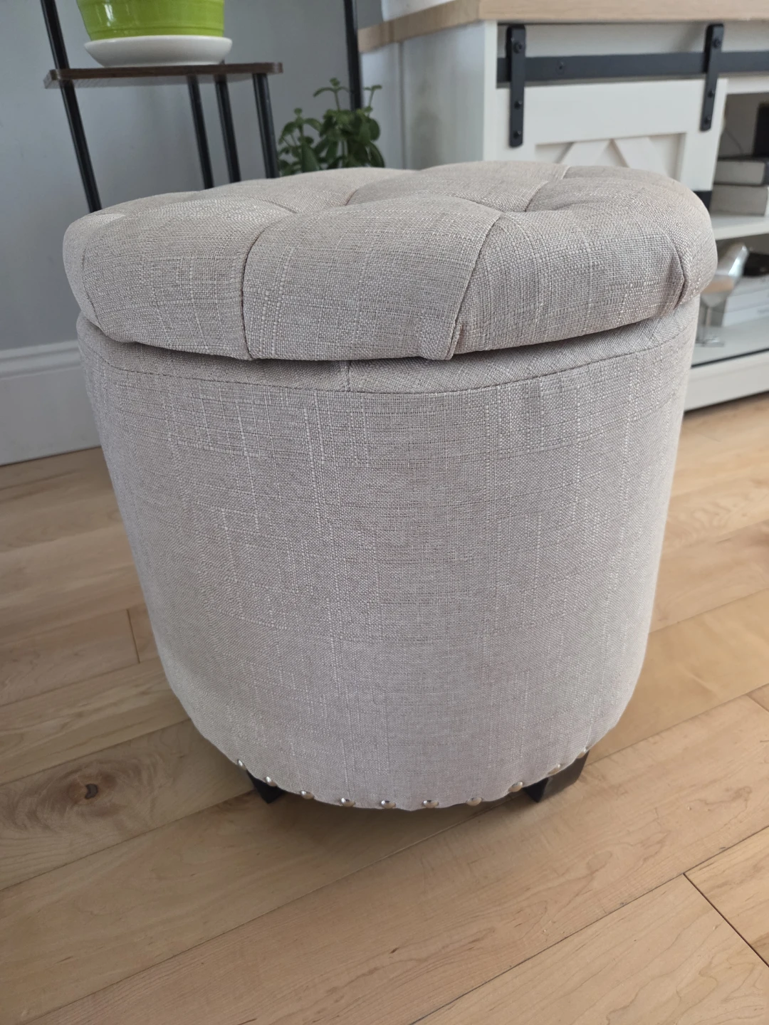 Tufted Storage Ottoman