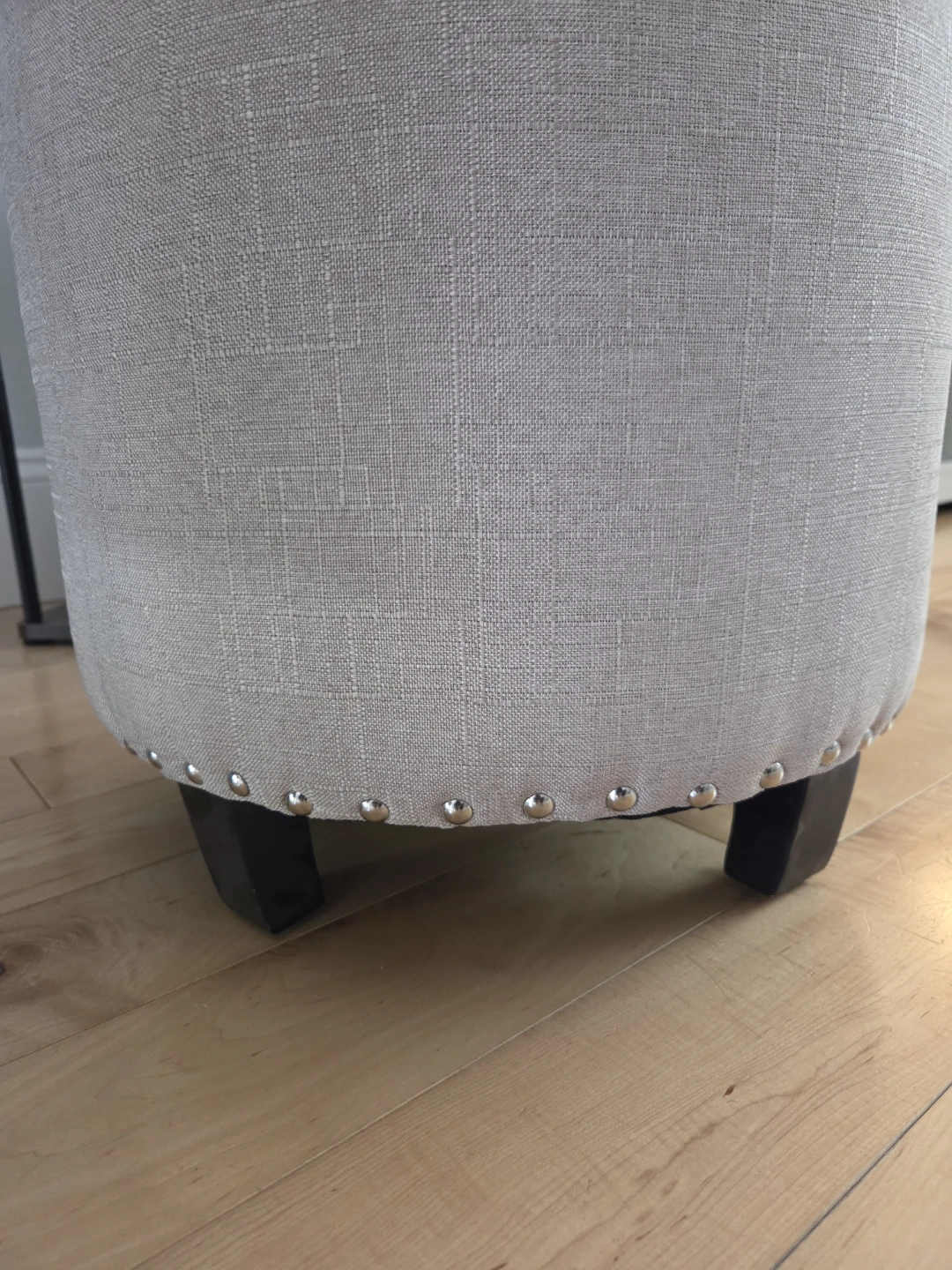 Tufted Storage Ottoman - photo 2