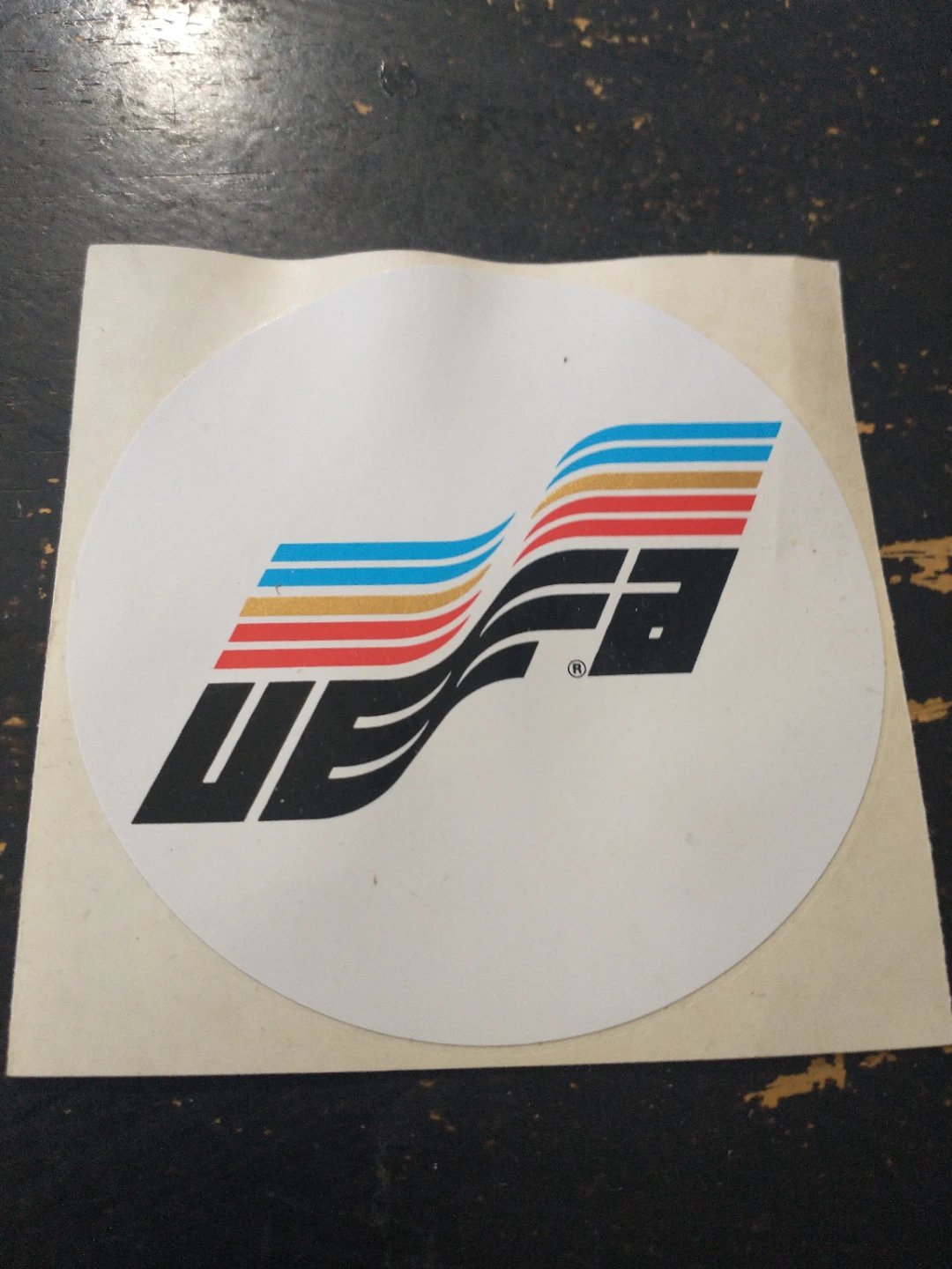 Nice UEFA sticker 3 1/2"