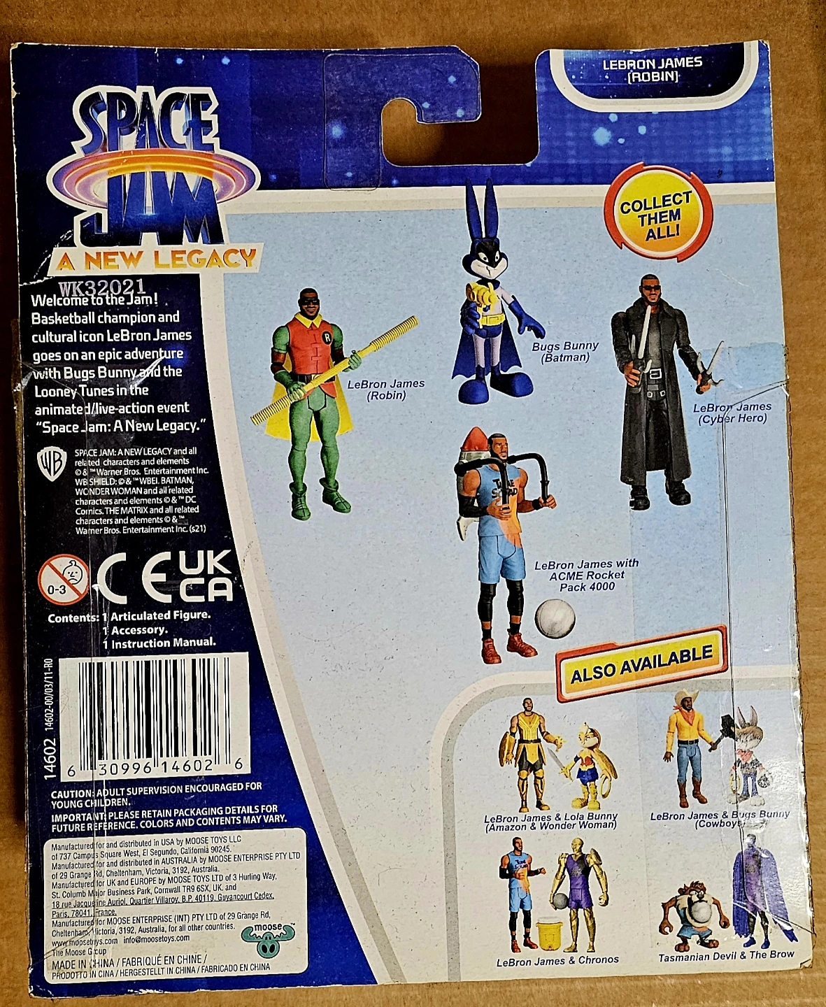 Space Jam A New Legacy LeBron James Robin Action Figure - photo 2