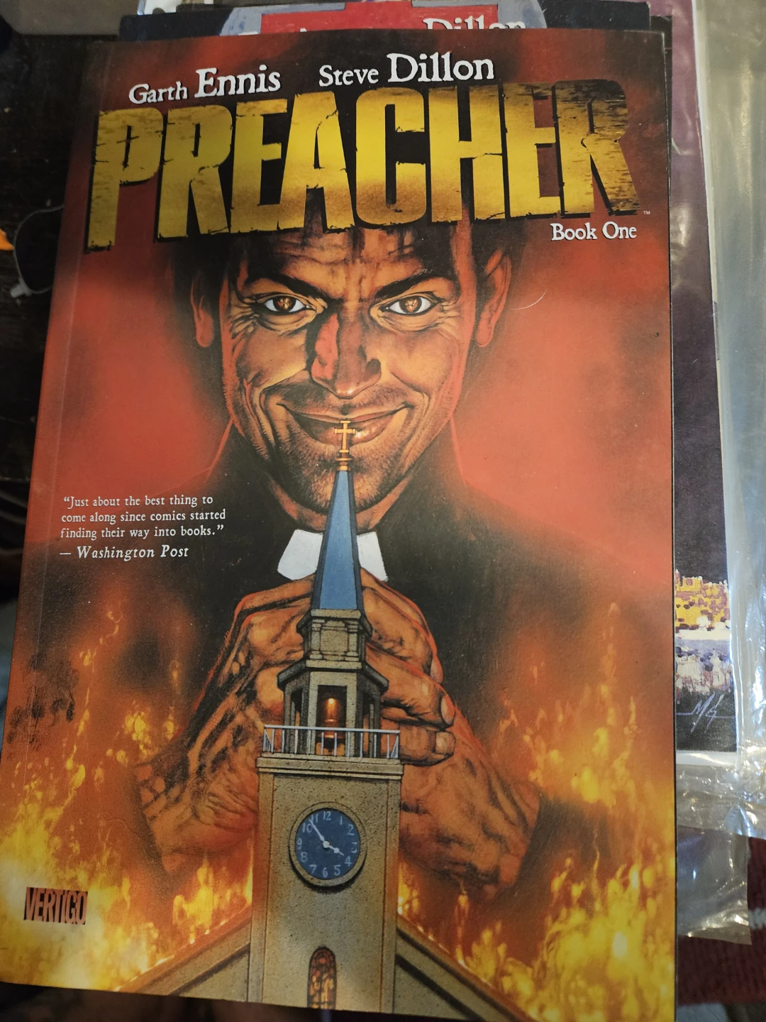 Preacher Book One Graphic Novel by Garth Ennis & Steve Dillon