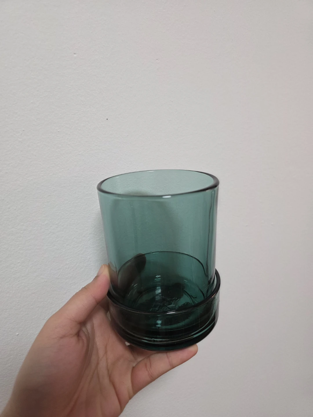 IKEA aqua blue toothbrush and toothpaste holder - photo 2