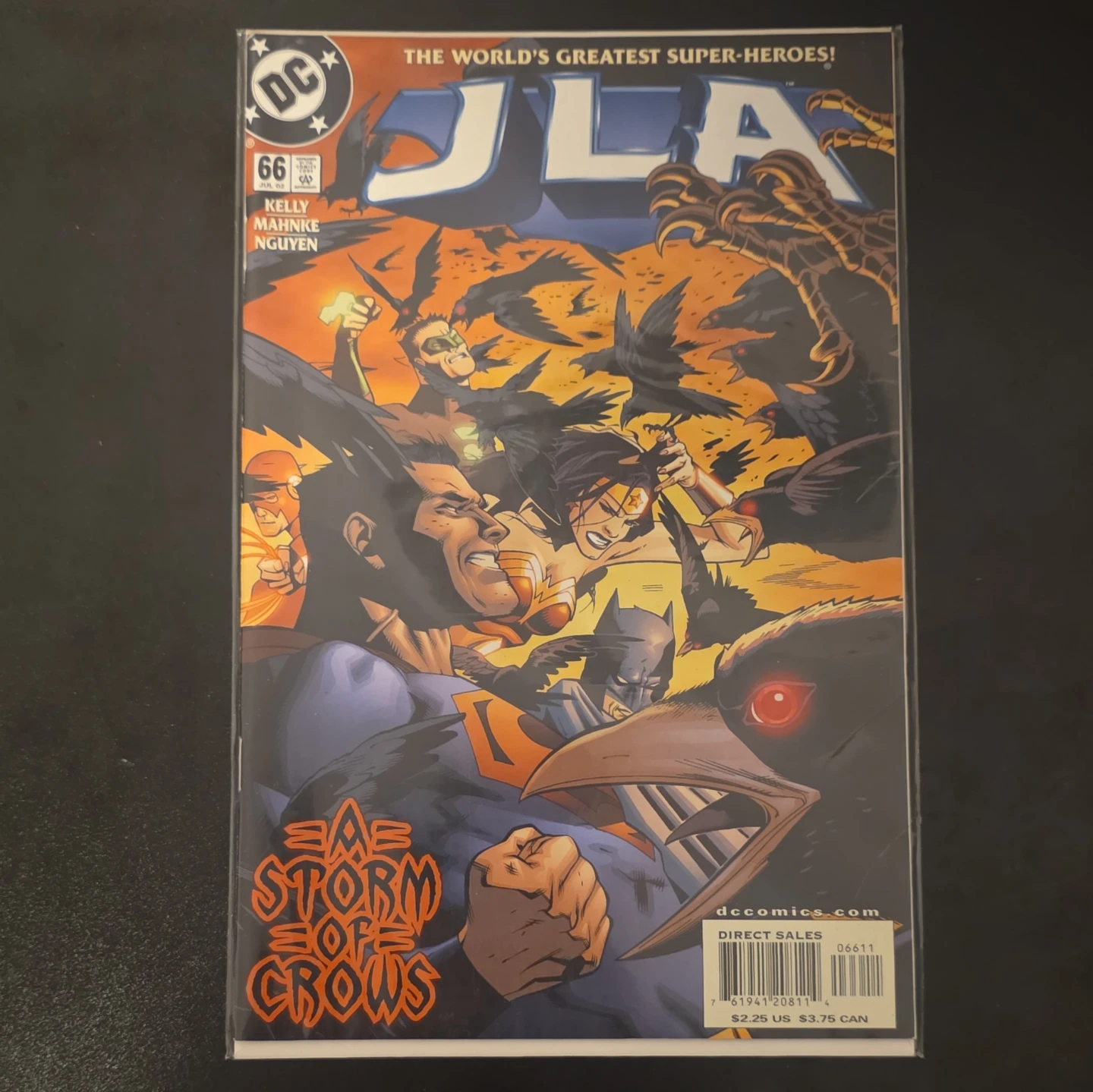 JLA "A Storm of Crows" Comic Book #66