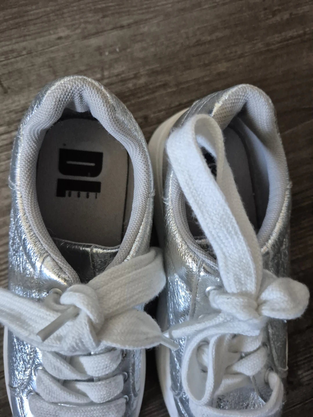 Dirty Laudry Platform Sneakers - Silver - photo 3