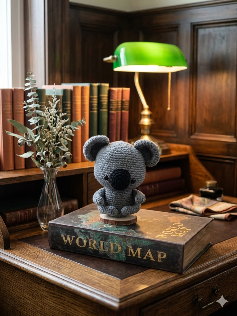 Handmade Crochet Koala Stuffed Toy