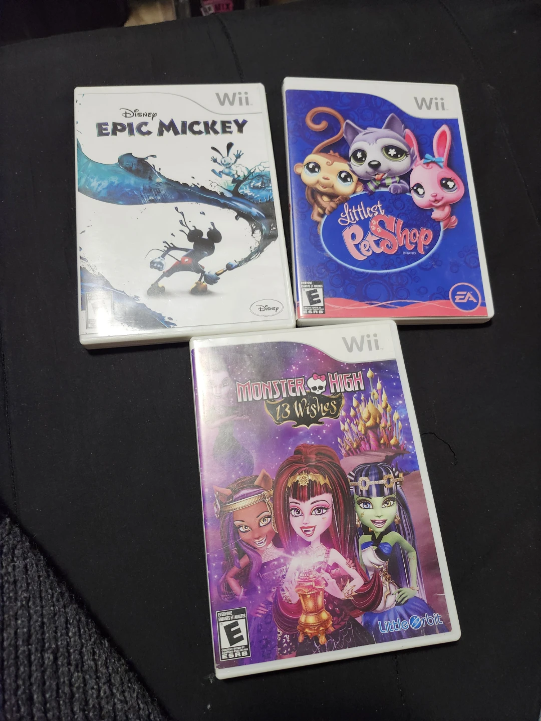 $5 each empty wii cases