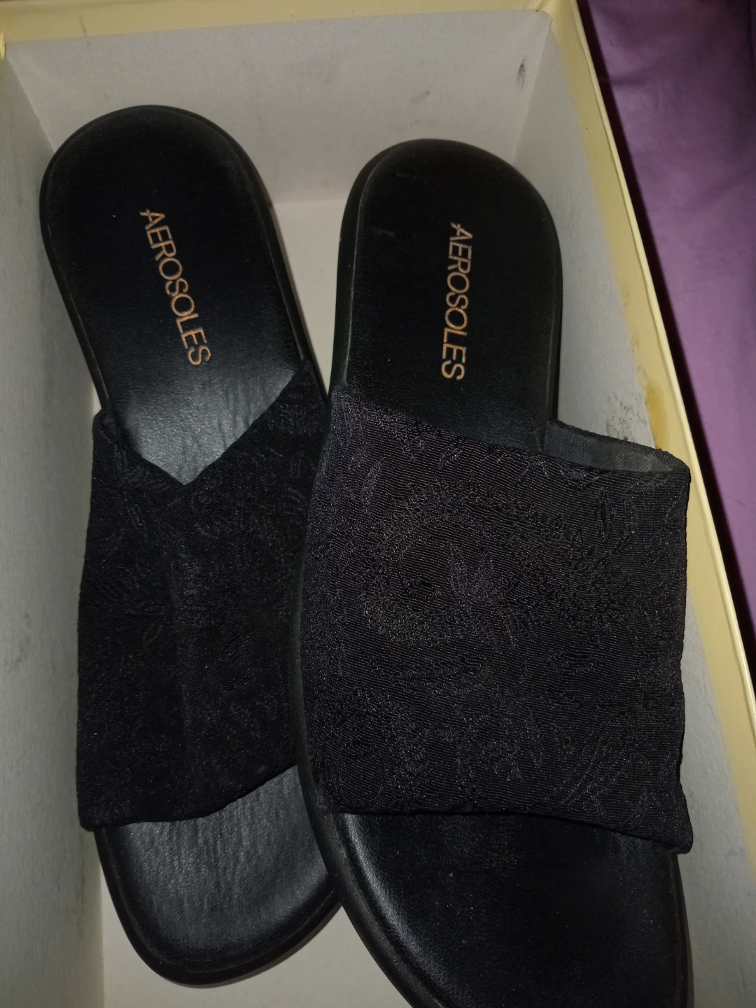 Aerosoles Black Slide Sandals - photo 2