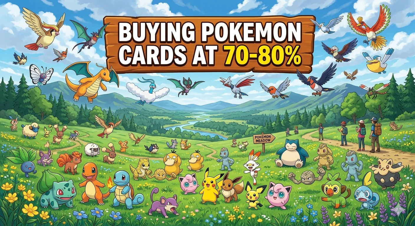 Buying Pokemon Cards at 70-80%
