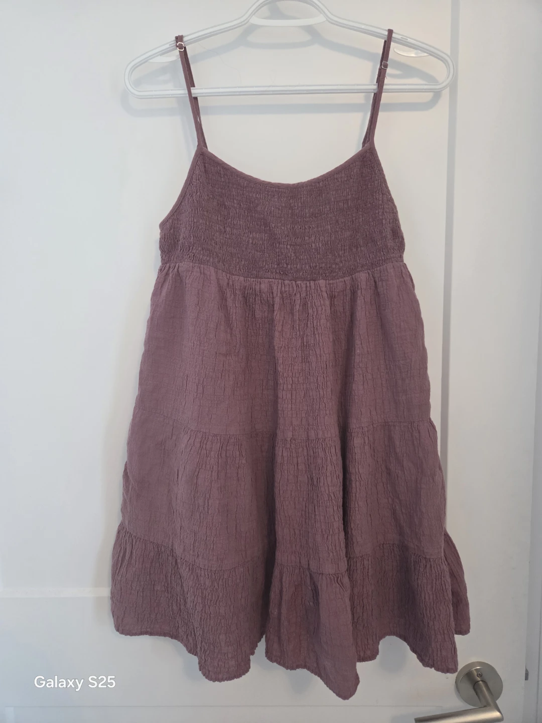 Zara Smocked Tiered Mini Dress