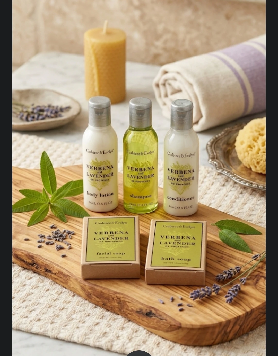 Crabtree and evelyn travel kit 5 piece