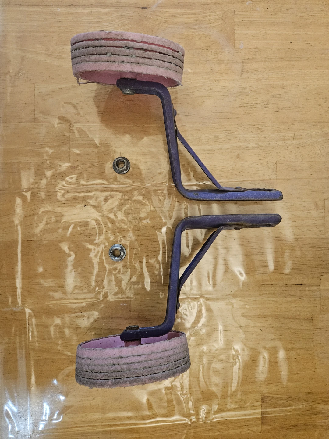 Kids Bike 16" Training Wheels - Pink & Purple - photo 2