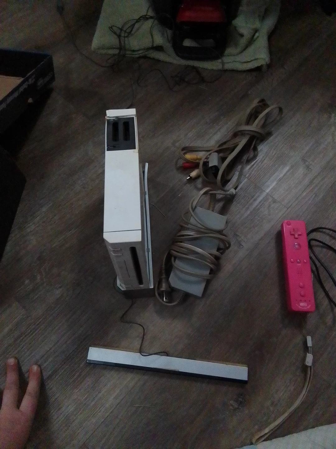 Nintendo Wii Console with Pink Controller