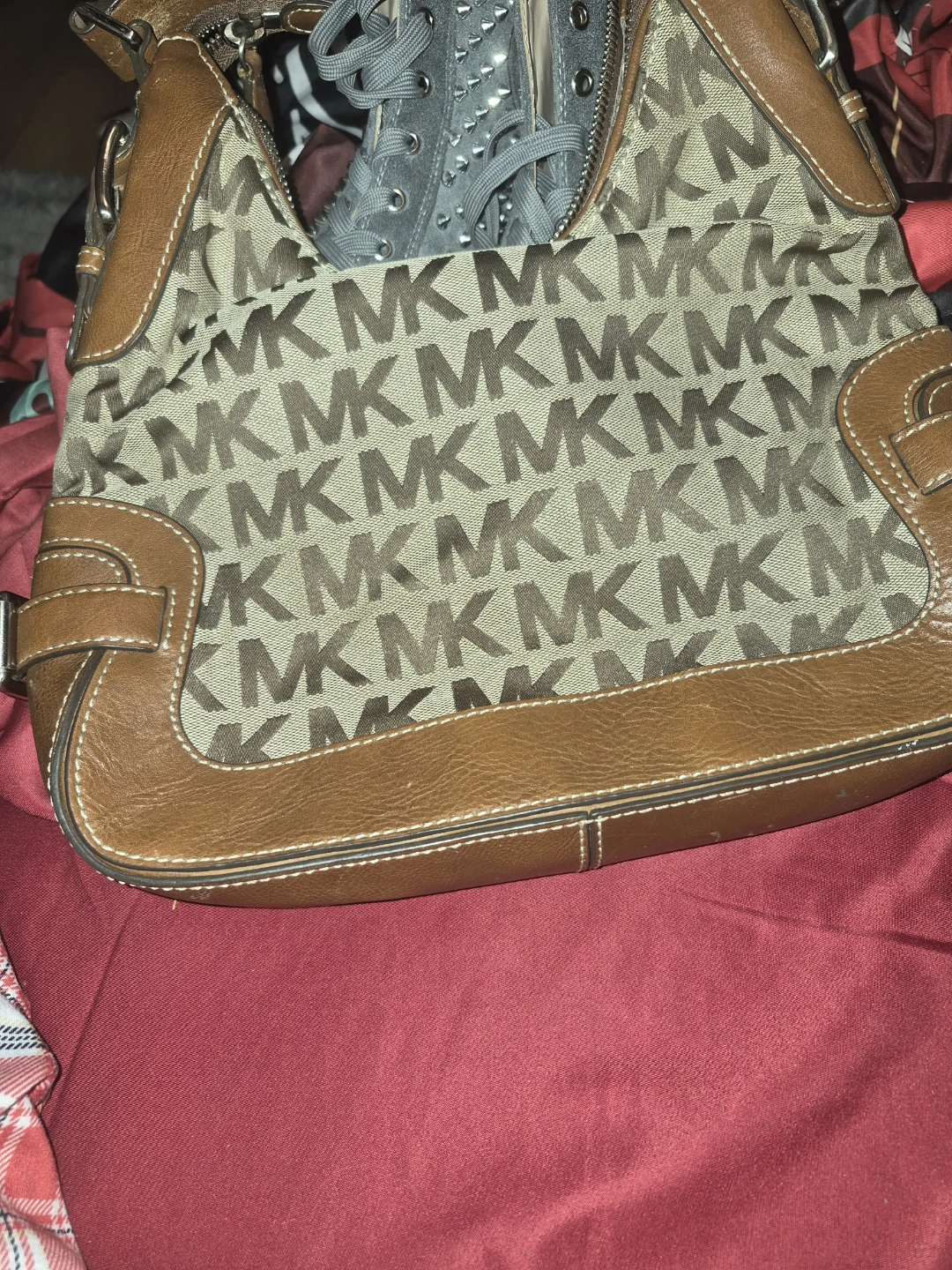 Michael Kors MK Signature Satchel Handbag