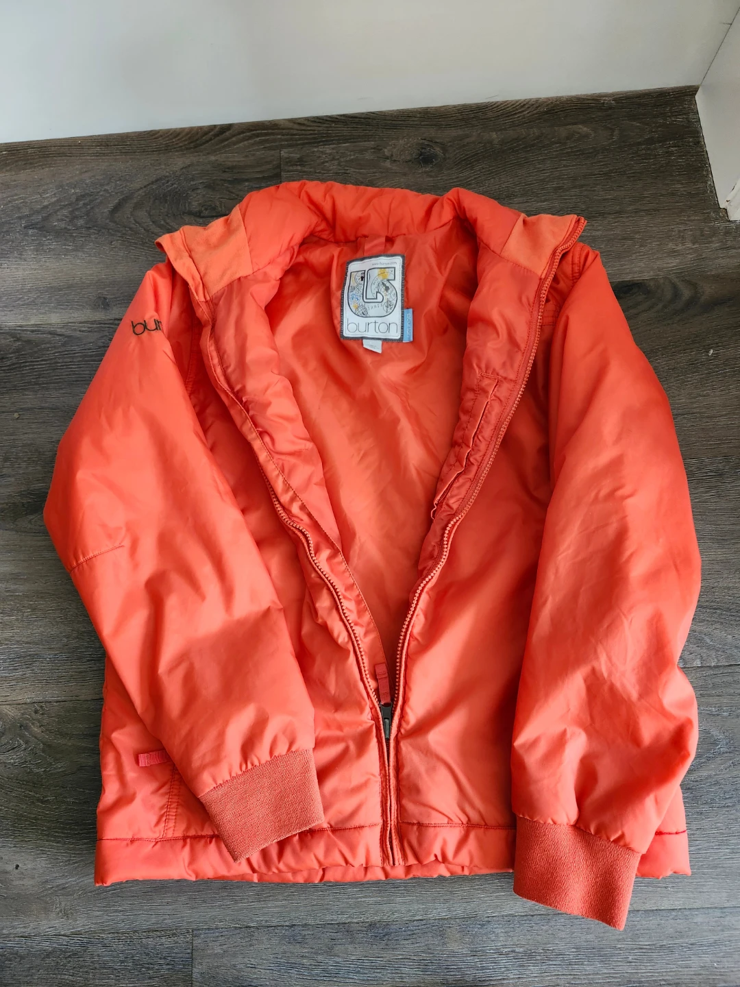 Burton Orange Jacket with Graphic - Large - photo 3