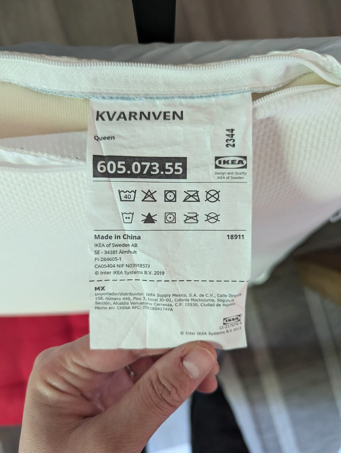 IKEA Ergonomic pillow, side/back sleeper, Queen - photo 3